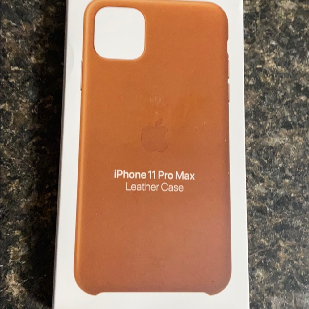 Genuine leather iPhone case for 11 Pro Max